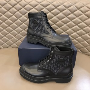 Dior Explorer Ankle Boot Black Smooth