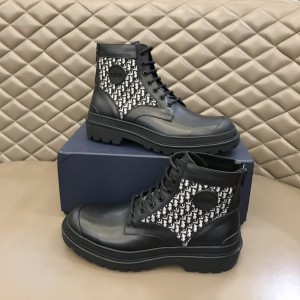 Dior Explorer Ankle Boot Black Smooth