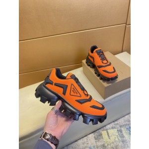 Prada Orange Black Sneakers