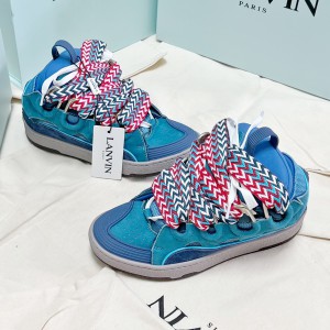 Lanvin Blue Curb Sneakers