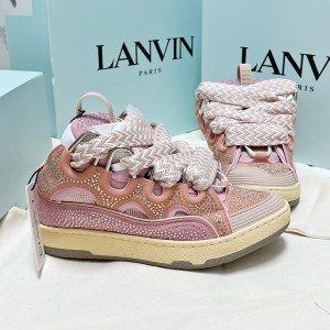 Lanvin Pink Curb Sneakers