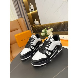 Louis Vuitton LV Trainer White Black Sneakers