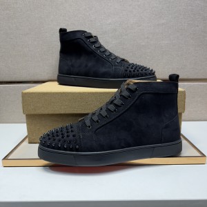 Christian Louboutin Lou Spikes 'Black'