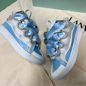 Lanvin Light Blue Curb Sneakers