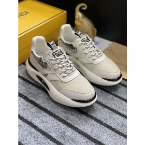 Fendi White Black Sneakers