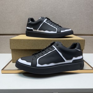 Balmain Black And White B-Court Sneakers