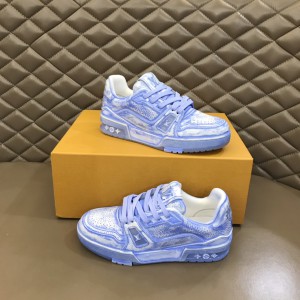 Louis Vuitton Trainer Monogram Blue Sneaker