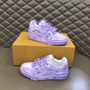 Louis Vuitton Trainer Monogram Purple Sneaker