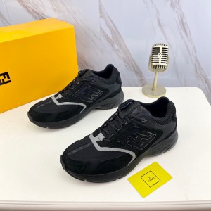 Fendi Black Faster sneakers