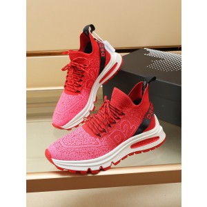 Dsquared2 Fuchsia and red Run DS2 sneakers