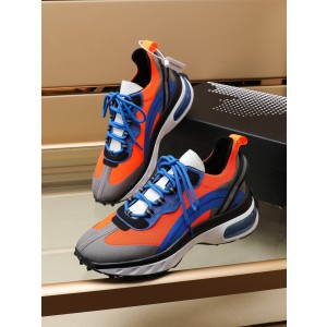 Dsquared2 Orange & Gray Bubble Sneakers