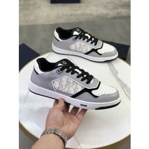 Dior B27 Low Top Grey White Sneakers