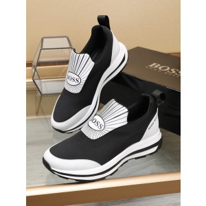 Boss Leather Low Top Shoes