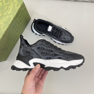 Gucci Black GG Sneakers