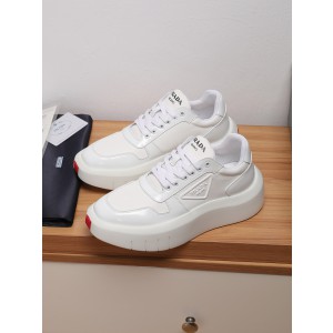 Prada White Leather Shoes