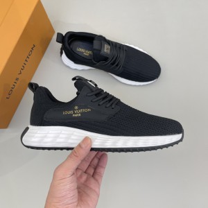 Louis Vuitton Runner Black Shoes