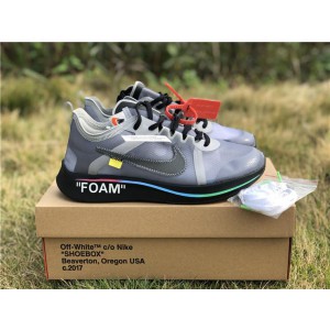 OFF-WHITE x Nike Zoom Fly Grey Rainbow (OW-0037)