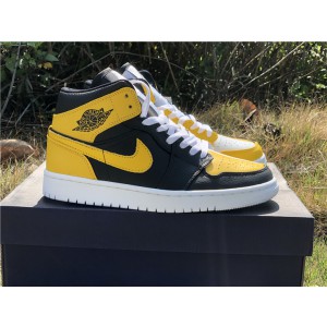 AIR JORDAN 1 MID OG YELLOW - BLACK