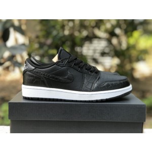 Air Jordan 1 Low Golf Black Crocodile