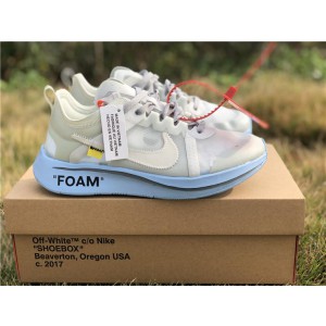 OFF-WHITE x Nike Zoom Fly White Blue (OW-0038)