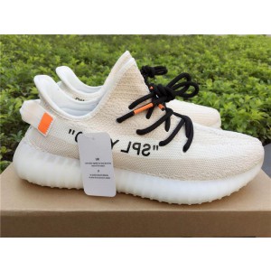 OFF-WHITE x Adidas Yeezy 350 V2 Boost White (OW-0042)