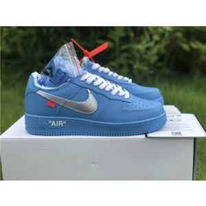 Off-White x Nike Air Force 1 Low "07 MCA" Blue CI1173-400