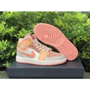 Air Jordan 1 Mid Apricot Orange (W)
