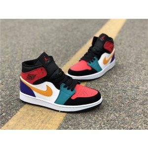 Air Jordan 1 Mid Bred Multi-Color