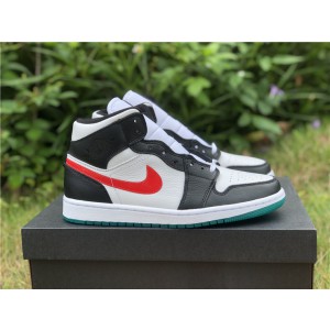 Air Jordan 1 Mid Alternate Swooshes Red Yellow (W)