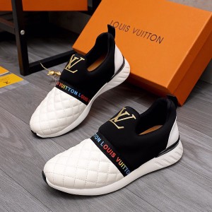 Louis Vuitton White Black Shoes