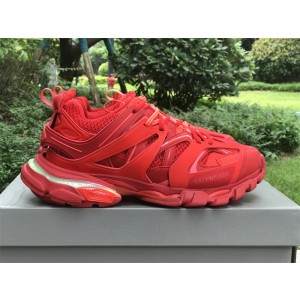 Balenciaga Track Sneaker LED in red mesh and nylon