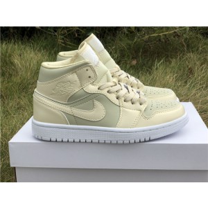 Air Jordan 1 Mid Goose Feather Yellow (W)