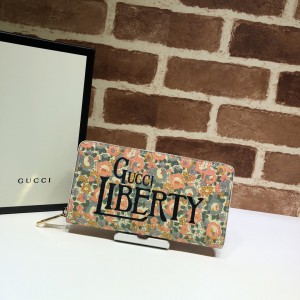 Gucci Liberty Zip Around Wallet