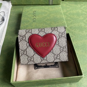 Gucci Ophidia Heart card case wallet