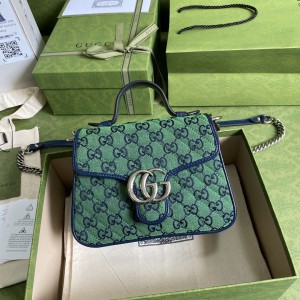 Gucci Marmont Multicolor mini top handle bag