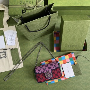 Gucci Marmont Multicolor super mini bag