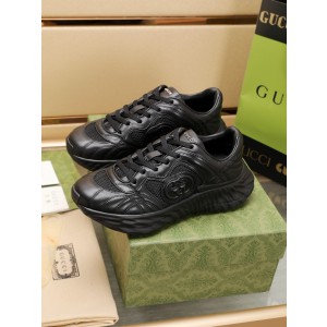 Gucci Interlocking G Black Sneakers