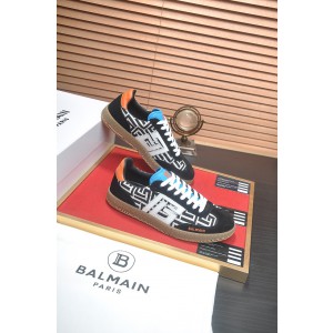 Balmain Low Top Sneakers Swan 