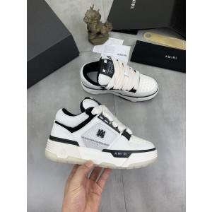 Amiri Leather, Suede and Mesh Sneakers