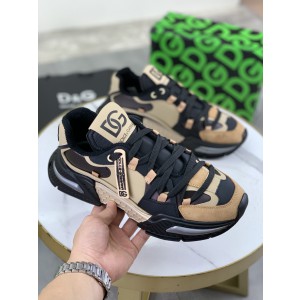 Dolce & Gabbana DG Mixed-material Space Sneakers