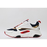 Dior B22 Sneaker White Blue Gold 3SN231YDO_H065