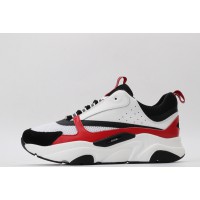 Dior B22 Sneaker White Black Red 3SN231YRK_H360