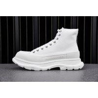 Alexander McQueen Tread Slick Boot Triple White