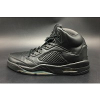 Air Jordan 5 Retro Premium "Triple Black"