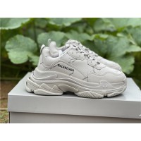 Balenciaga Allover Logo Triple S Sneaker Beige