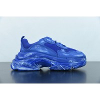 Balenciaga Triple S Faded Sneaker Blue