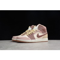 Air Jordan 1 Mid "Dark Pony Smoky Mauve" DO7440-821