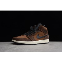 Air Jordan 1 Mid SE Dark Chocolate DC7294-200