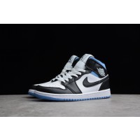 Air Jordan 1 Mid University Black White BQ6472-102