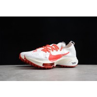 Off-White x Nike Air Zoom Tempo Next% "White" Red CV0697-100